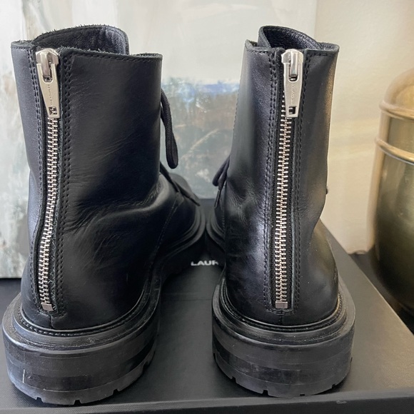 ❤️ The Kooples Lug Sole Boots Size 44 or 11 Mint Condition - Picture 2 of 4